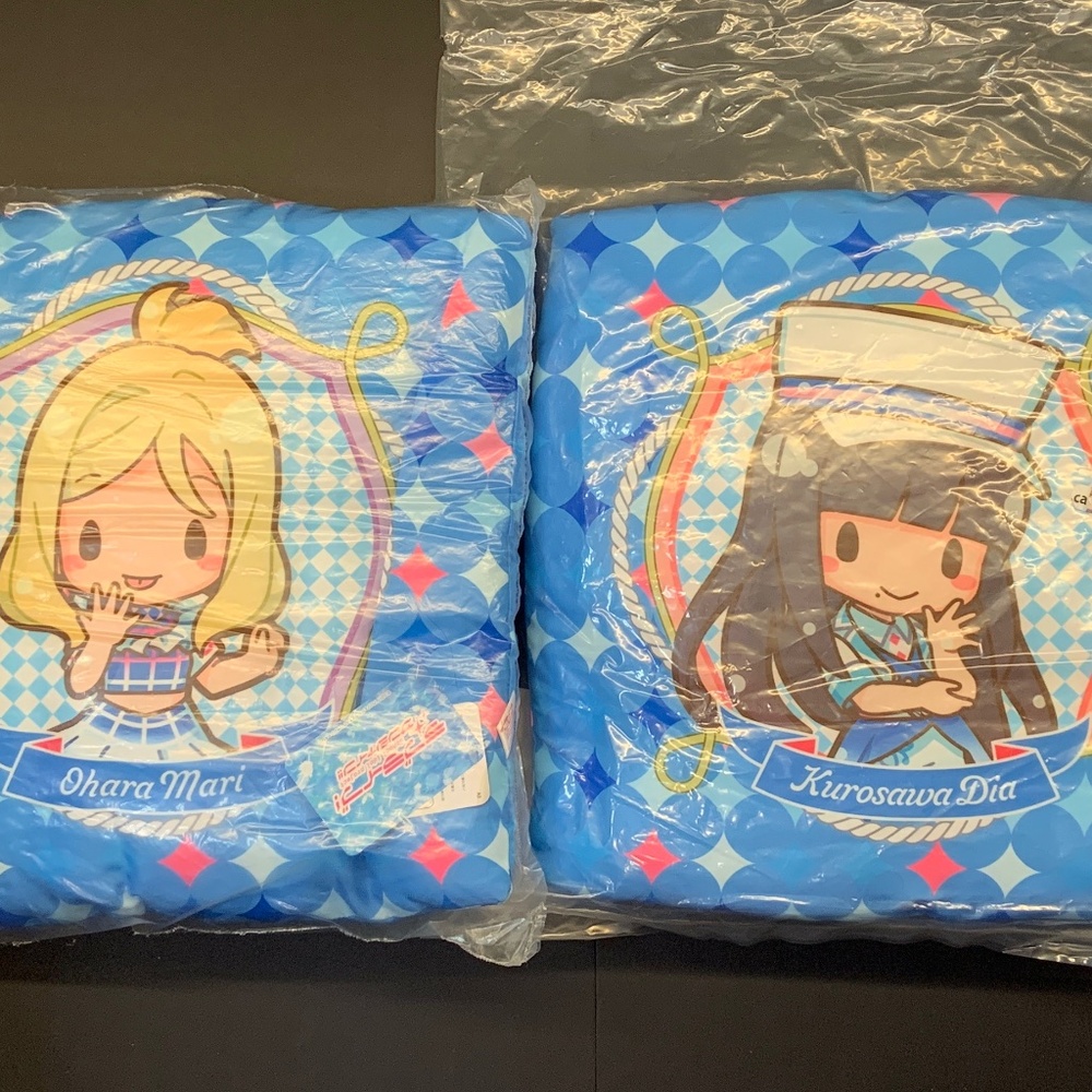 Sega Love Live! Sunshine!! Premium Cushion 3rd Year Kurosawa Dia & Ohara Mari